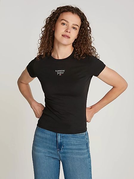 Tommy Jeans Curve T-Shirt "TJW SLIM ESSENTIAL LOGO1 TEE EXT", in Großen Grö günstig online kaufen