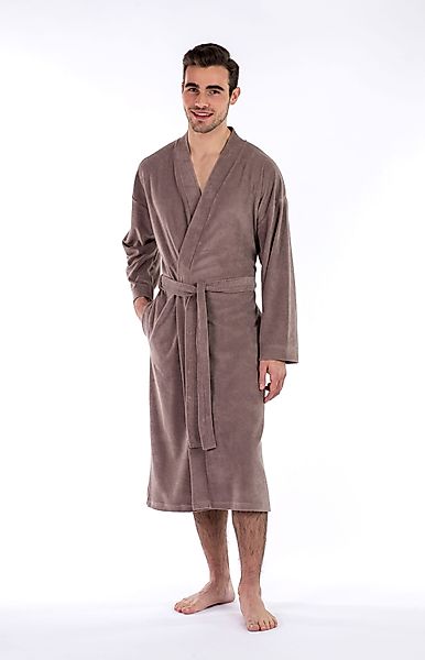 framsohn frottier Bademantel Leichter Bademantel Herren, günstig online kaufen