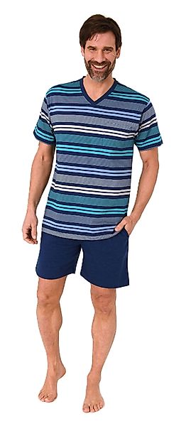 Normann Pyjama Herren kurzarm Schlafanzug Shorty günstig online kaufen