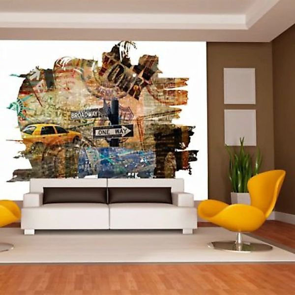 artgeist Fototapete New York collage mehrfarbig Gr. 200 x 154 günstig online kaufen