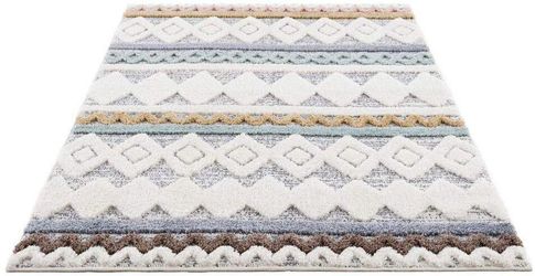 Carpet City Hochflor-Teppich "Focus 3013" rechteckig 20 mm Höhe Läufer, Boh günstig online kaufen