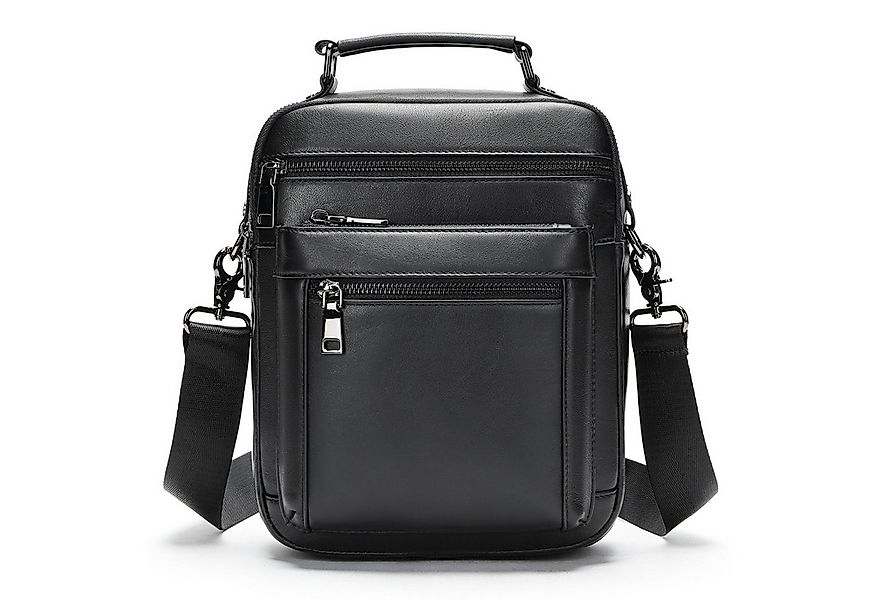YUBRO-STUDIO Umhängetasche Herren Schultertasche Crossbody Leder Tasche Tab günstig online kaufen