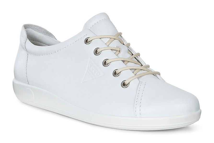 Ecco ECCO Soft 2.0 Weiß Schnürschuh günstig online kaufen