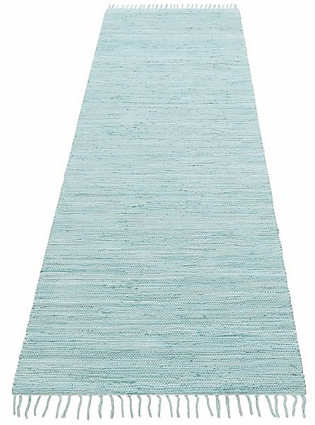 my home Teppich "Paul" rechteckig 5 mm Höhe Wendeteppich, Uni, handgewebt, günstig online kaufen