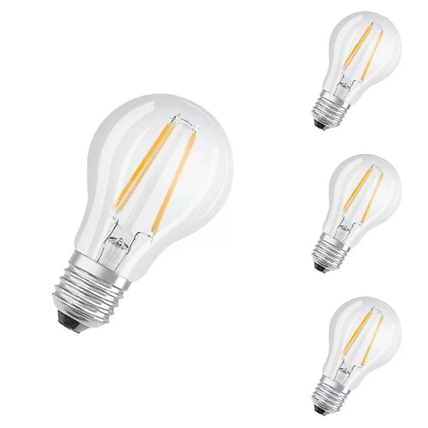 Osram LED Lampe ersetzt 60W E27 Birne - A60 in Transparent 7W 806lm 2700 bi günstig online kaufen