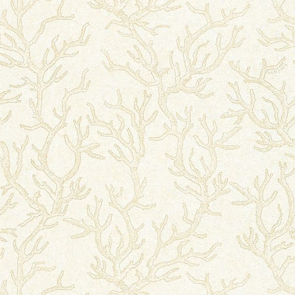 PROFHOME 344971-GU Luxus Tapete Natur schimmernd Beige Gold Creme 7,035 m2 günstig online kaufen