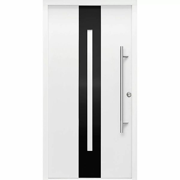 Splendoor Haustür ThermoSpace Prime Dublin Weiß 210 cm x 100 cm Anschlag R günstig online kaufen