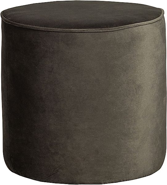 WOOOD Hocker "Sara", weich gepolstert, runde Form, H 46 cm x Ø 46 cm günstig online kaufen