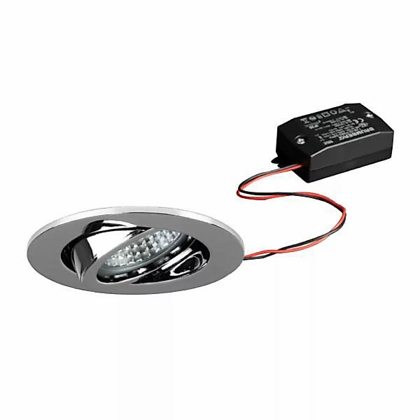 Brumberg LED-Einbaustrahlerset, schaltbar, chrom, rund - 38143023 günstig online kaufen