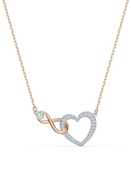 Swarovski Kette mit Anhänger Unendlichkeitsschleife/Herz, mit günstig online kaufen
