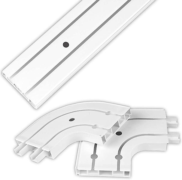 Bestlivings Erker-Innenbogen, 2-läufig, mit Bohren, wird in vorhandene Gard günstig online kaufen