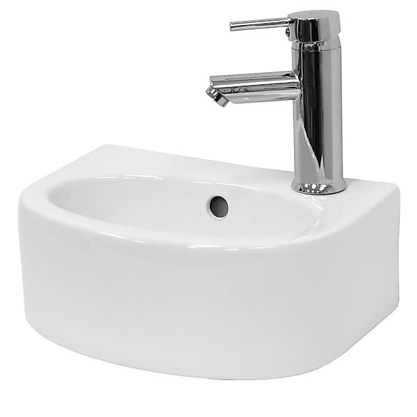 LuxeBath Waschbecken Aufsatzwaschbecken aus Keramik Einbaubecken günstig online kaufen