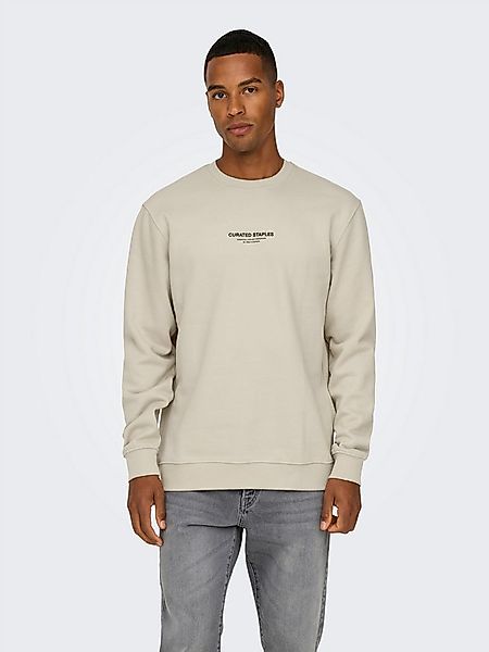 ONLY & SONS Sweatshirt ONSCURATED REG CREW NECK SWEAT günstig online kaufen