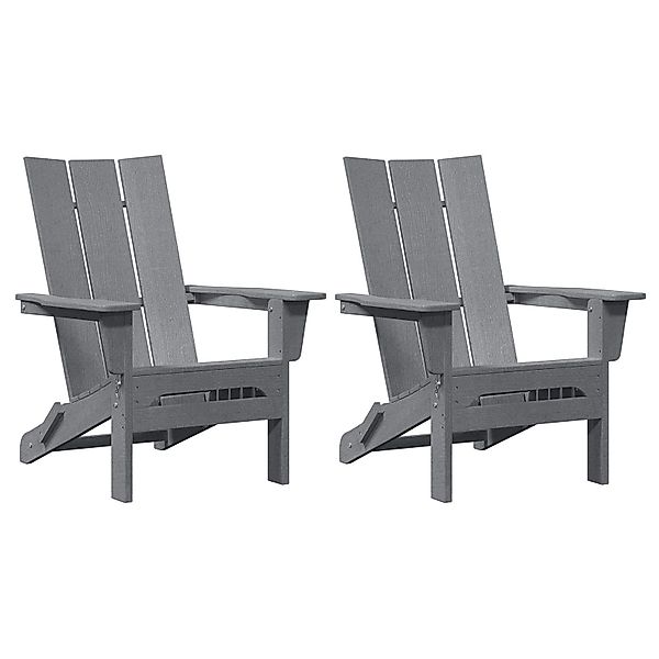vidaXL Gartenstuhl Faltbare Adirondack-Stühle 2 Stück günstig online kaufen