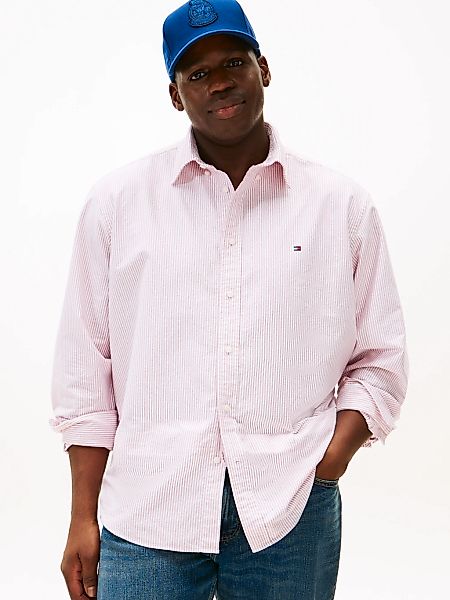 Tommy Hilfiger Big & Tall Langarmhemd "BT - HERITAGE OXFORD STRIPE" fein ge günstig online kaufen