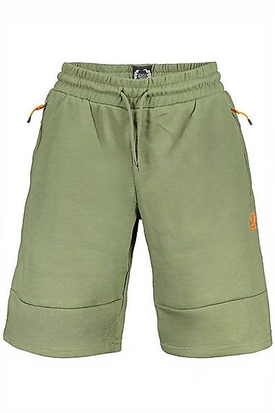 GIAN MARCO VENTURI 5-Pocket-Hose Grüne Herren-Shorts mit Reißverschlusstasc günstig online kaufen