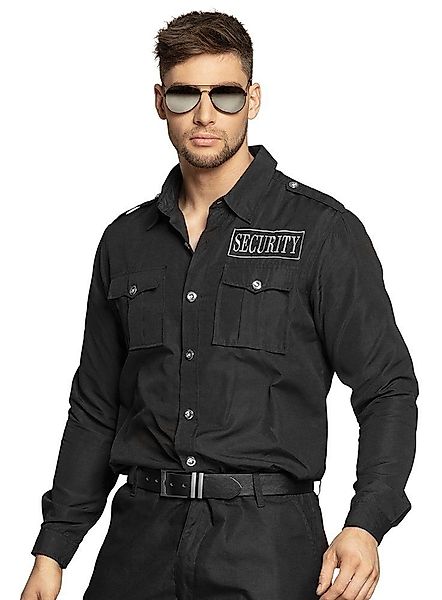Boland T-Shirt 'Security' Hemd Schwarzes Langarm-Hemd günstig online kaufen