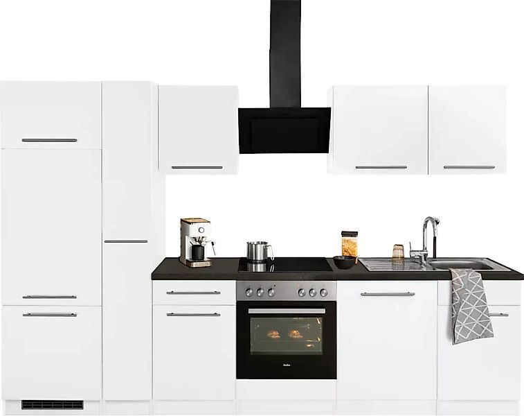 wiho Küchen Küchenzeile »Unna«, mit E-Geräten, Breite 310 cm günstig online kaufen