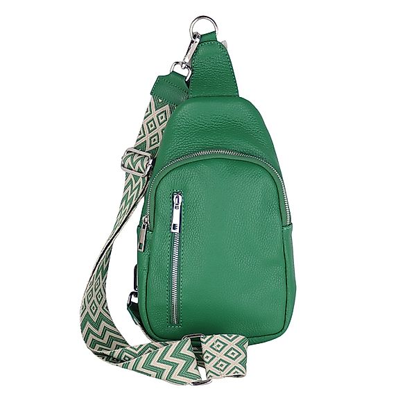 MIRROSI Umhängetasche Sling Bag,Brusttasche, aus Echtleder, günstig online kaufen