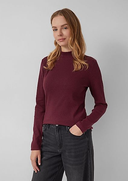 s.Oliver Langarmshirt T-Shirt Geripptes Longsleeve im günstig online kaufen