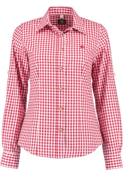 OS Trachten Trachtenbluse Qorru Taillierte Langarmbluse günstig online kaufen