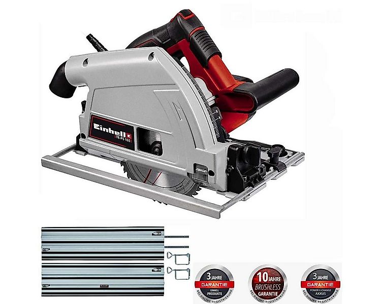 Einhell Tauchsäge Tauchsäge TE-PS 165 1.200 Watt + Führungsschiene 2 x 1m günstig online kaufen