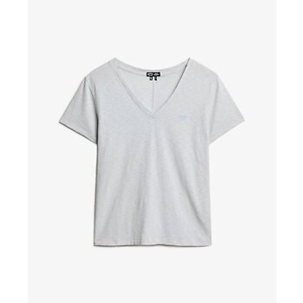Superdry  T-Shirt T-shirt flammé à logo brodé et col V femme günstig online kaufen