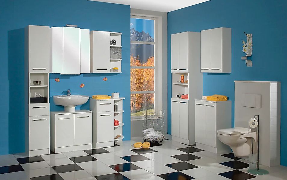 Saphir Badmöbel-Set "Quickset 335 8-teilig, Waschbeckenunterschrank mit LED günstig online kaufen