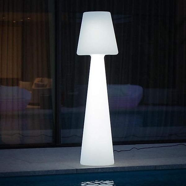 LED Akku Stehleuchte RGBW Lola 165 in Weiß 1,5W 135lm IP54 günstig online kaufen