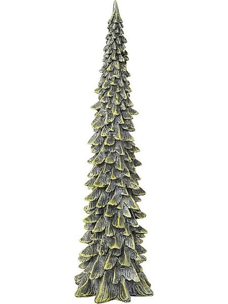Trend Line Weihnachtsfigur Deko-Tannenbaum Polyresin 38 x 11 cm grün günstig online kaufen