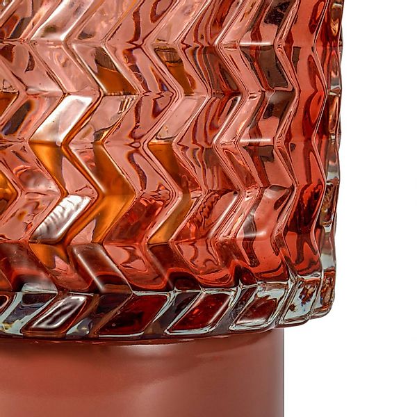 Pauleen LED Tischleuchte Sweet Glamour mobile Rose Glas/Metall, LED fest in günstig online kaufen