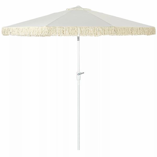 Outsunny Sonnenschirm für den Garten, gerader Sonnenschirm, neigbarer Außen günstig online kaufen
