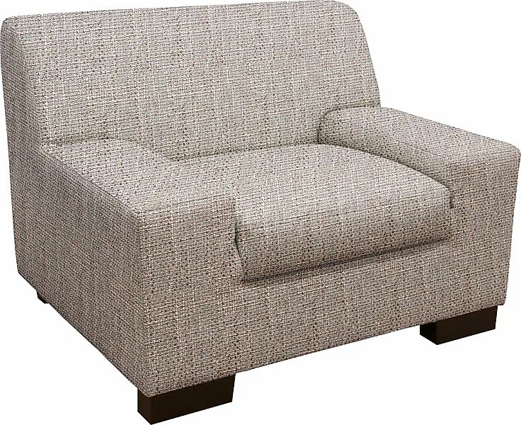 DOMO collection Sessel "Norma kubisch und zeitlos, komfortabel, flache Arml günstig online kaufen