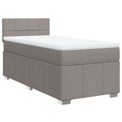 vidaXL Bett Boxspringbett mit Matratze Taupe günstig online kaufen