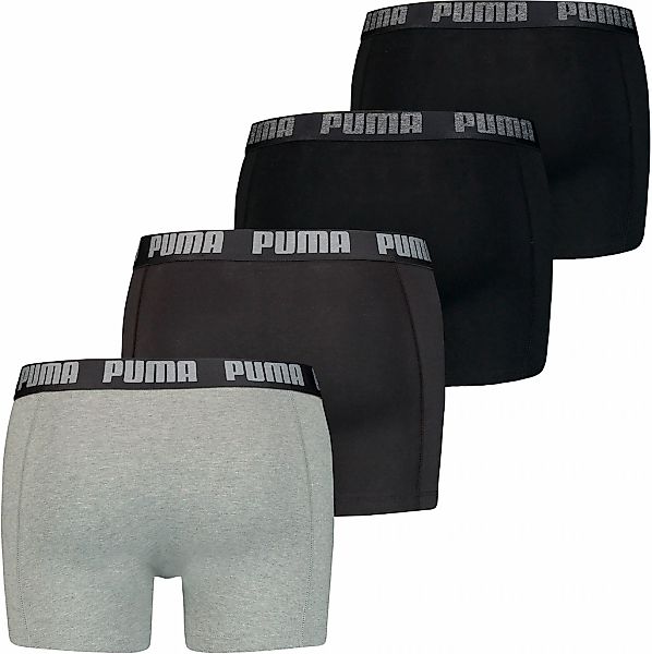 Puma 4-er Set Boxer Briefs Grün & Schwarz günstig online kaufen