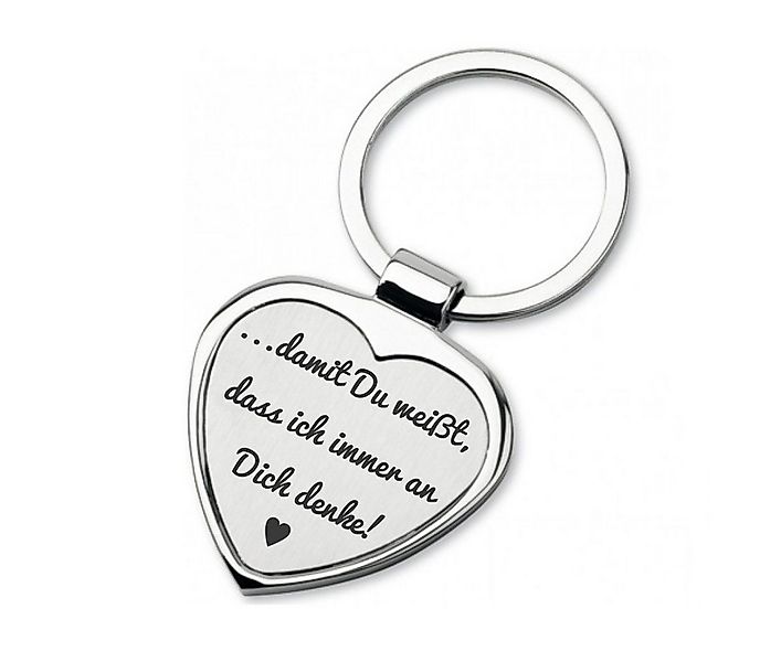 Lieblingsmensch Schlüsselanhänger Ich denke immer an Dich - ein tolles Gesc günstig online kaufen