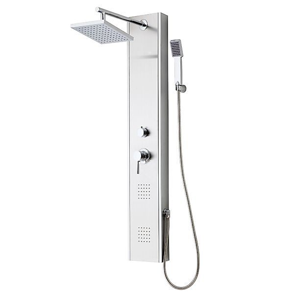 Schütte Duschsäule TAHITI, Höhe 125 cm, 2 Massage-Düsen, Antikalk-Noppen, E günstig online kaufen