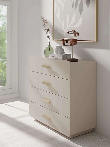 Home affaire Kommode "CLAREI Sideboard mit 4 Schubladen, Maße B/H/T: 100/92 günstig online kaufen