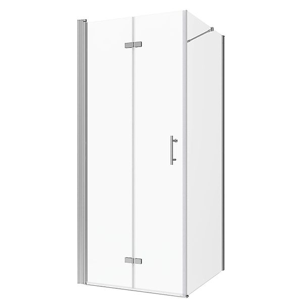 Aquabatos Faltbare Duschkabine aus 6 mm Nano Sicherheitsglas Eckeinstieg 90 günstig online kaufen