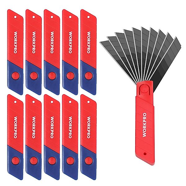 WorkPro Cuttermesser Ersatz Abbrechklingen 18mm, 100 günstig online kaufen
