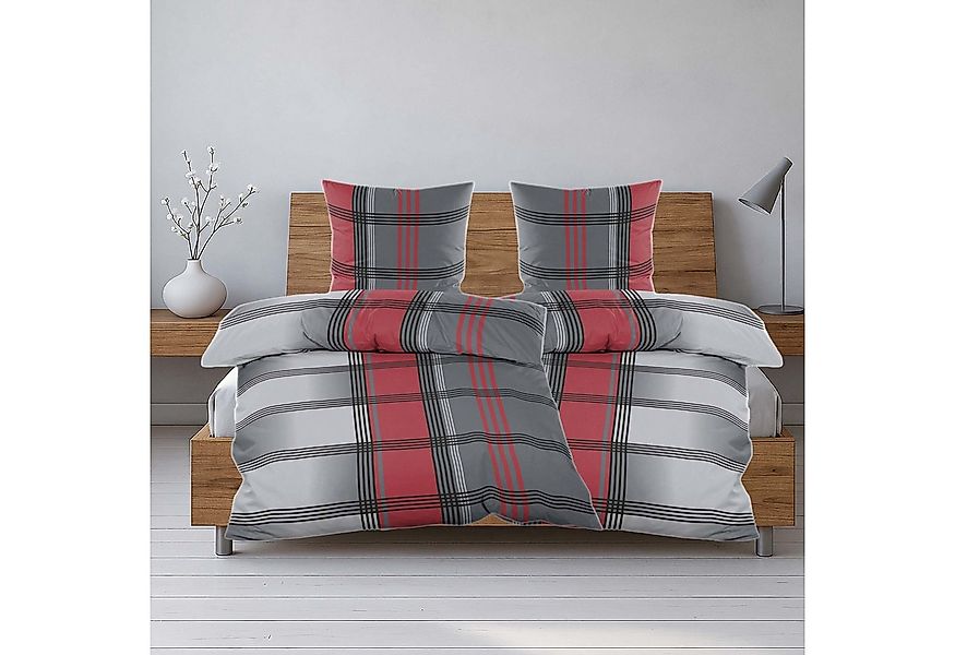 Casa Colori Bettwäsche Biber Bettwäsche 135x200 cm mit Reißverschluss – Pre günstig online kaufen