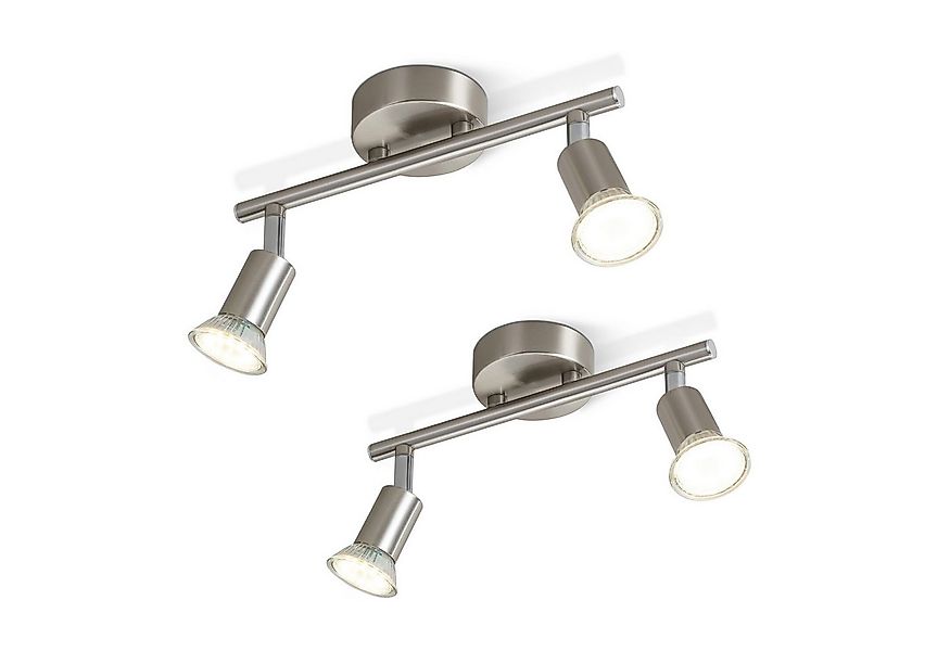 ZMH Deckenleuchte 2 Flammig - Deckenstrahler Modern Deckenlampe GU10 Flur S günstig online kaufen