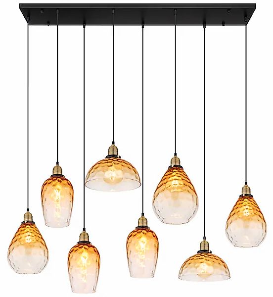 GLOBO LIGHTING Hängeleuchte »SALVY« E27 1 Stk. Hängelampe Esszimmer-Leuchte günstig online kaufen