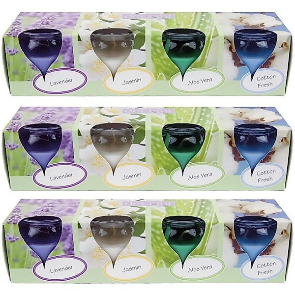 HS Candle Duftkerze Mix Mehrfachpack (12-tlg), Kerze im Glas "Fruit Selecti günstig online kaufen