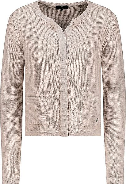 Monari Outdoorjacke Strickjacke aus Bändchengarn warm günstig online kaufen