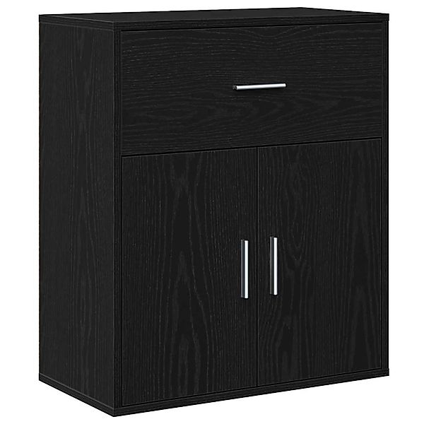 vidaXL Sideboard Schwarze Eiche 60 x 31 x 70 cm Holzwerkstoff 871397 günstig online kaufen