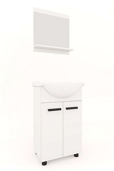 welltime Badmöbel-Set Badmöbel-Set Paulo, Waschbeckenunterschrank mit Wasch günstig online kaufen