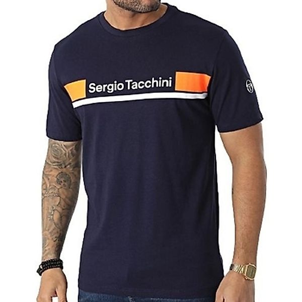 Sergio Tacchini  T-Shirts & Poloshirts JARED T SHIRT  231-NVY/ORA 39915 günstig online kaufen