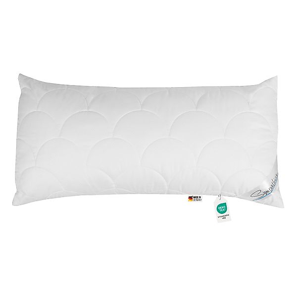 Sympathica Allergiker Kopfkissen atmungsaktive Klimafaser 40x80 60°C günstig online kaufen