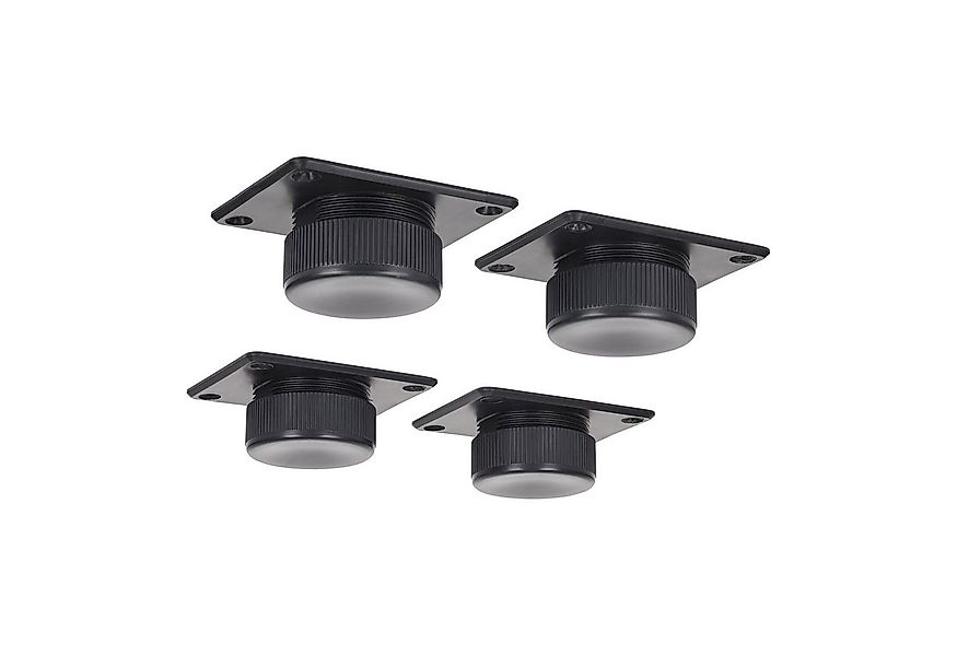 SO-TECH® Möbelfuß GOLF II schwarz rund - Durchmesser 50 mm - mit Bodengleit günstig online kaufen